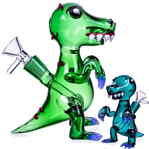 Cut dinosaur glass bong hookahs shisha glass water pipes recycler dab rigs tobacco downstem perc 14mm bowl dark green
Cut dinosaur glass bong hookahs shisha glass water pipes recycler dab rigs tobacco downstem perc 14mm bowl dark green