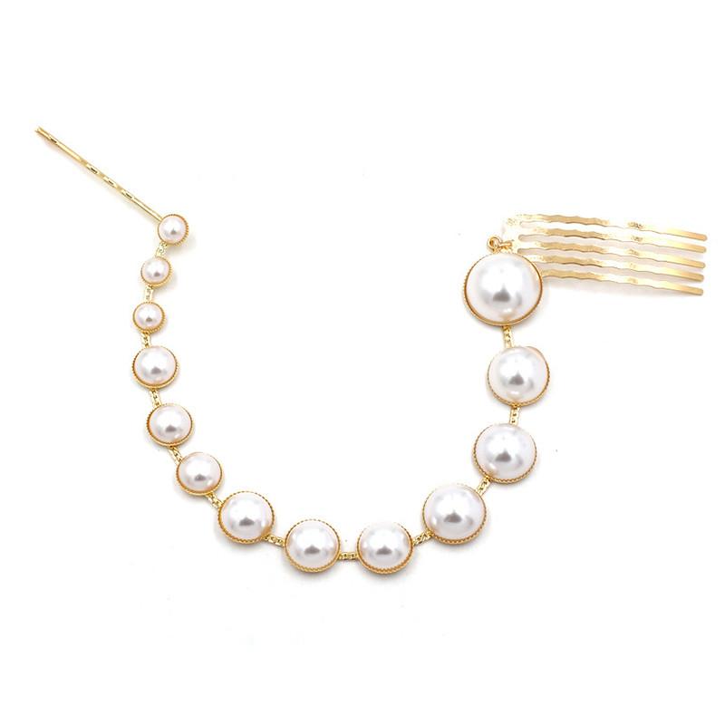 Hair Clips & Barrettes Arrival Round Imitation Pearl Gold Handmade Open Barrette For Women Wedding Accessories, Golden;silver
Hair Clips & Barrettes Arrival Round Imitation Pearl Gold Handmade Open Barrette For Women Wedding Accessories, Golden;silver