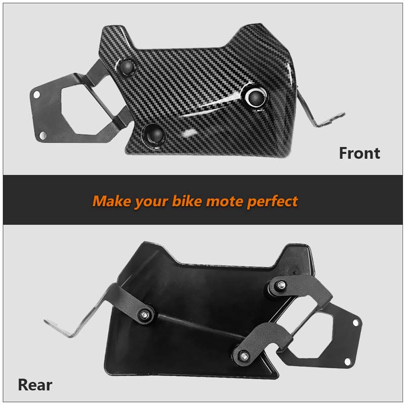 For BMW R1200GS LC R1250GS ADV Adventure R 1200 GS Exhaust Carbon Fibre Flap Cover Upper Frame Middle Side Panel Motorcycle Accessories Parts