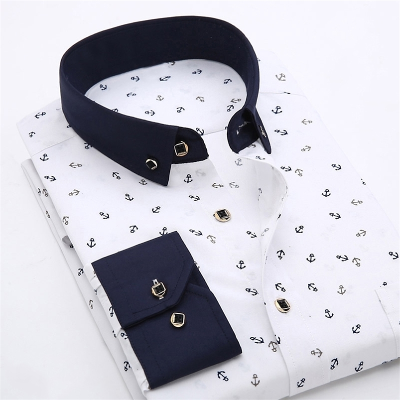 Patchwork Collar floral men's casual shirt Fashion long sleeve Print slim fit soft pocket 4xl male dress 210721, Cy116
Patchwork Collar floral men's casual shirt Fashion long sleeve Print slim fit soft pocket 4xl male dress 210721, Cy116