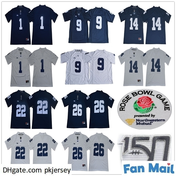 NCAA Penn State Nittany 1 KJ Hamler 14 Sean Clifford 22 John Cappelletti 26 Saquon Barkley 9 Trace McSorley 150th Rose Bowl Patch Jerseys, Blue
NCAA Penn State Nittany 1 KJ Hamler 14 Sean Clifford 22 John Cappelletti 26 Saquon Barkley 9 Trace McSorley 150th Rose Bowl Patch Jerseys, Blue
