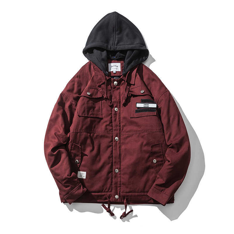 Japanese Style Winter Thick Parkas Jackets Men Casual Warm Men Parka Coat Cargo Windproof Hooded Jackets Windbreaker Harajuku 210603, Red
Japanese Style Winter Thick Parkas Jackets Men Casual Warm Men Parka Coat Cargo Windproof Hooded Jackets Windbreaker Harajuku 210603, Red
