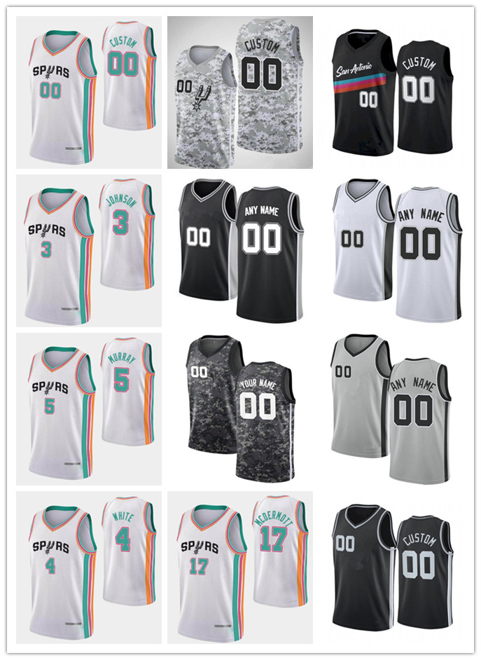 75th Custom Men Youth San AntonioSpursKeldon 3 Johnson Dejounte 5 Murray Derrick 4 White Doug 17 McDermott Basketball Jerseys, Black;red
75th Custom Men Youth San AntonioSpursKeldon 3 Johnson Dejounte 5 Murray Derrick 4 White Doug 17 McDermott Basketball Jerseys, Black;red
