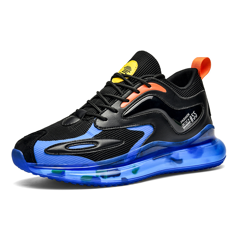 Full palm air cushion shoes vibration-reducing popcorn running breathable joker casual men's wear