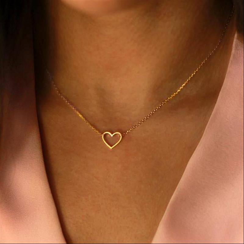 Pendant Necklaces Dainty Heart Necklace Choker Jewelry Small GOLD Gift For Mom Wife, Silver
Pendant Necklaces Dainty Heart Necklace Choker Jewelry Small GOLD Gift For Mom Wife, Silver