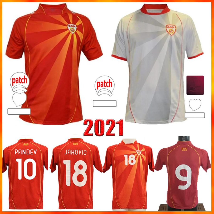 North Macedonia soccer jersey 2021 2022 ALIOSKI IBRAIMI ELMAS Enis Bardhi Pandev 21 22 maillot foot Home red Away white Jahovic Men football shirt thailand, Away with patch 2
North Macedonia soccer jersey 2021 2022 ALIOSKI IBRAIMI ELMAS Enis Bardhi Pandev 21 22 maillot foot Home red Away white Jahovic Men football shirt thailand, Away with patch 2