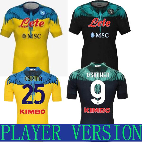 Napoli player version soccer jerseys Naples football special-edition 2020 2021 KOULIBALY camiseta de fútbol INSIGNE Maradona 4th OSIMHEN MER, Yellow player version
Napoli player version soccer jerseys Naples football special-edition 2020 2021 KOULIBALY camiseta de fútbol INSIGNE Maradona 4th OSIMHEN MER, Yellow player version