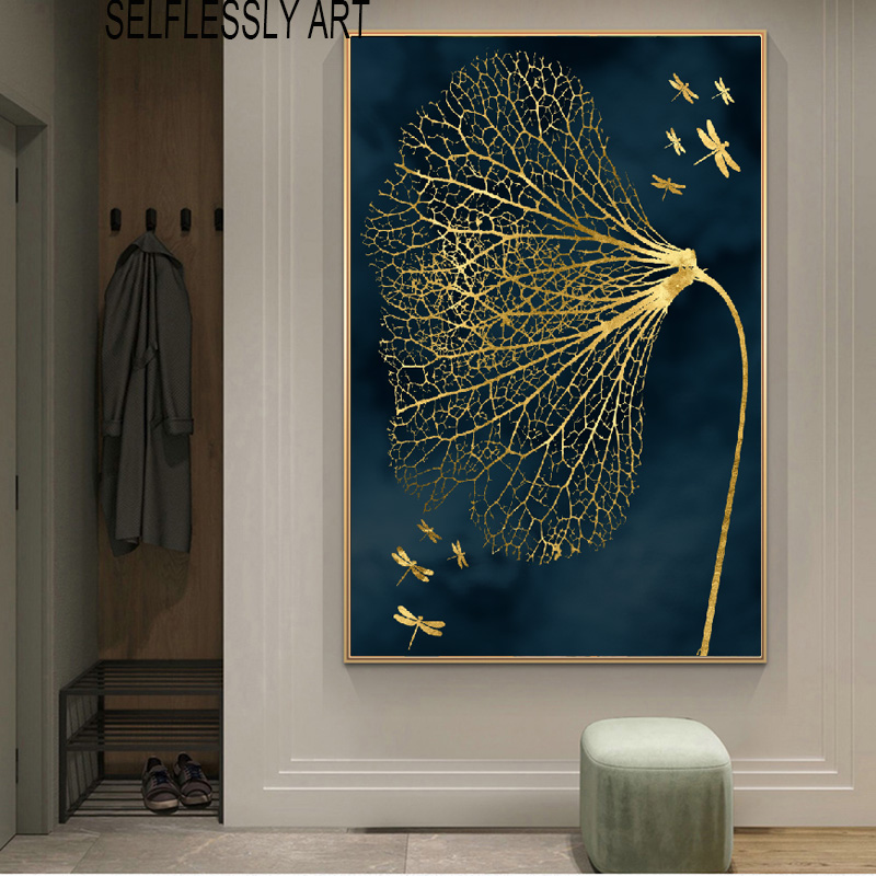Abstract Poster Wall Painting Canvas Art Golden Leaf Picture HD Printing For Living Room Entrance Decoration Cuadros No Frame
Abstract Poster Wall Painting Canvas Art Golden Leaf Picture HD Printing For Living Room Entrance Decoration Cuadros No Frame