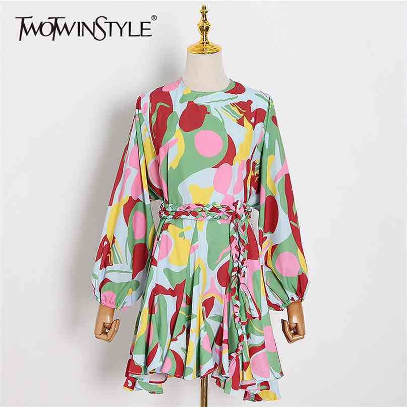 Print Hit Color Dress For Women O Neck Lantern Sleeve High Waist Lace Up Mini Casual Dresses Female Fashion 210520, Print10
Print Hit Color Dress For Women O Neck Lantern Sleeve High Waist Lace Up Mini Casual Dresses Female Fashion 210520, Print10