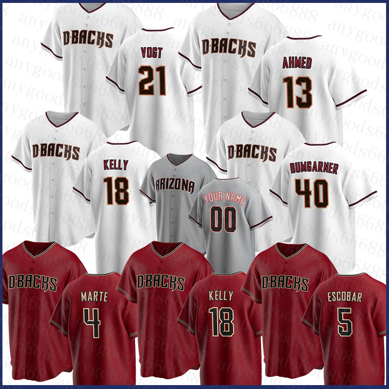 Arizona Custom Diamondbacks 51 Randy Johnson Baseball Jersey 4 Ketel Marte 21 Stephen Vogt 13 Nick Ahmed 5 Eduardo Escobar 59 Jeremy Beasley, Blue;black
Arizona Custom Diamondbacks 51 Randy Johnson Baseball Jersey 4 Ketel Marte 21 Stephen Vogt 13 Nick Ahmed 5 Eduardo Escobar 59 Jeremy Beasley, Blue;black
