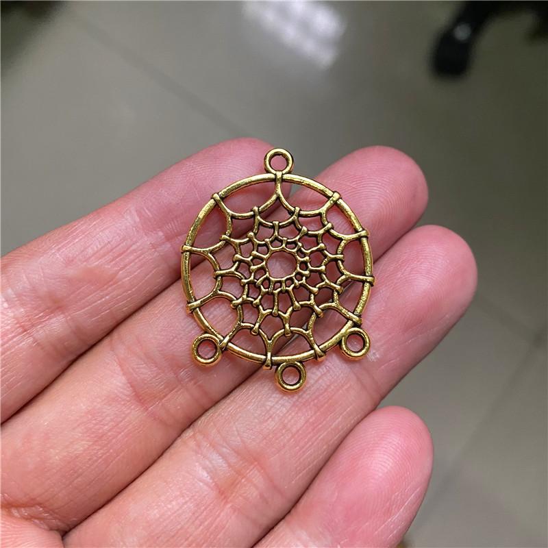 Charms 30pcs Alloy Dream Catcher Connector Jewelry DIY Necklace Bracelet Key Chain Aesthetic Accessories Making Supplies, Bronze;silver
Charms 30pcs Alloy Dream Catcher Connector Jewelry DIY Necklace Bracelet Key Chain Aesthetic Accessories Making Supplies, Bronze;silver