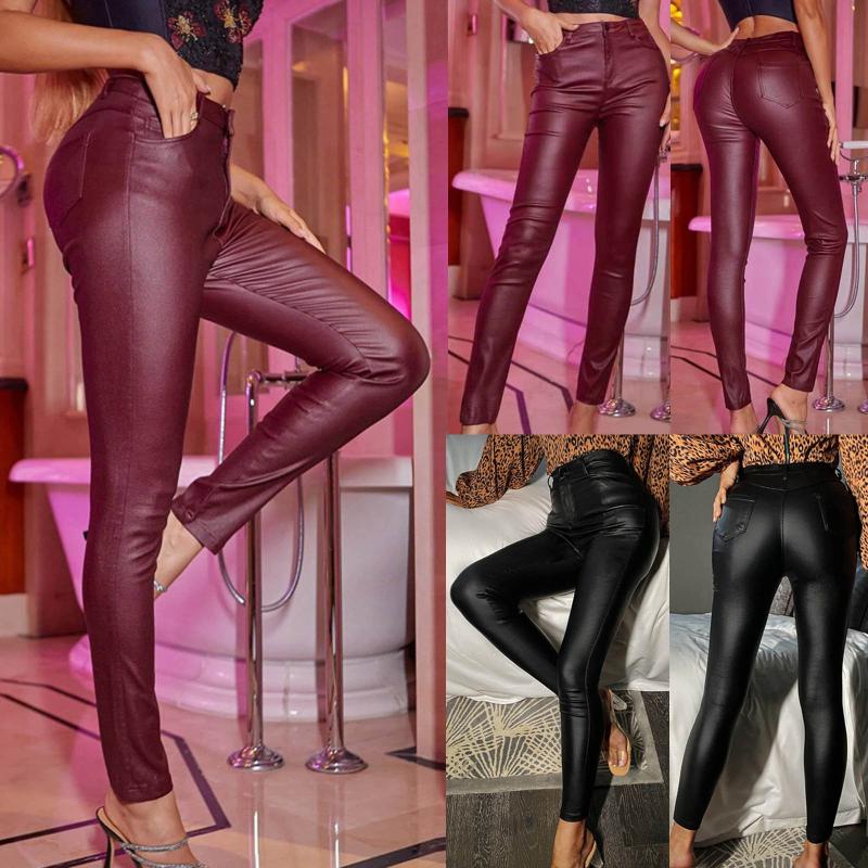 Women's Pants & Capris Women Autum Faux Leather Leggings Casual PU Warm Gothi Female Split Trousers Slim Fit High Waist Pencil, Black;white
Women's Pants & Capris Women Autum Faux Leather Leggings Casual PU Warm Gothi Female Split Trousers Slim Fit High Waist Pencil, Black;white