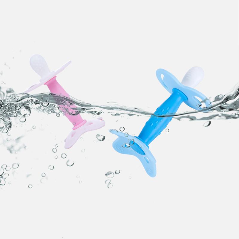 Pacifiers# Baby Nimbler Pacifier Stick For Food-grade Safe BPA Free Silicone Infant Holder Nipples Soother Tooth Grinder