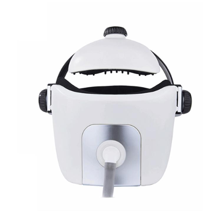 2020 Electric Heating Neck Head Massage Helmet Air Pressure Vibration Therapy Massager Music Muscle Stimulator Health Care