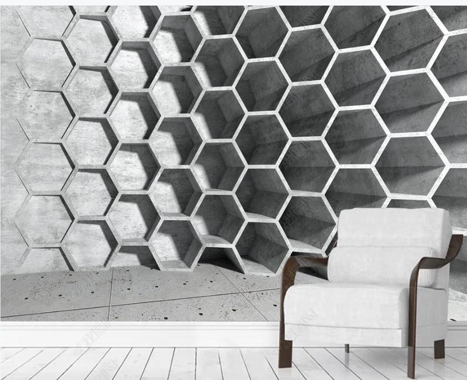 Custom wallpapers modern wallpaper for living room Extended space three-dimensional 3d background wall