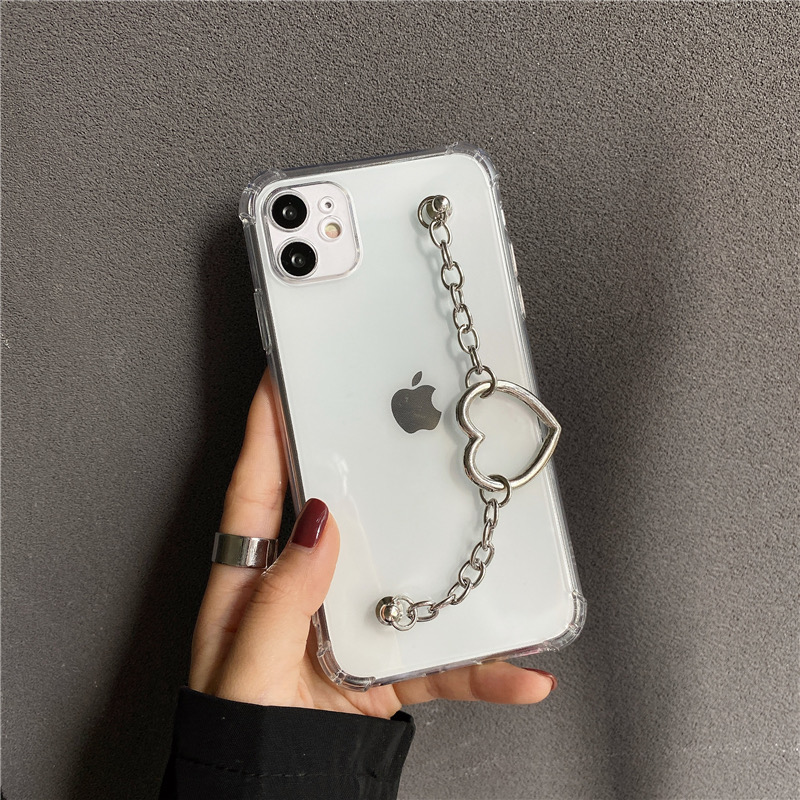 INS Fashion Heart Chain Phone Cases For iPhone 13 12 11 Pro MAX XS XR SE 7 8Plus Clear Protect Cover Love Bracelet, Mix
INS Fashion Heart Chain Phone Cases For iPhone 13 12 11 Pro MAX XS XR SE 7 8Plus Clear Protect Cover Love Bracelet, Mix