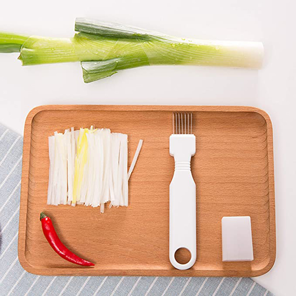 2 chopped buns green onion shredder silk vegetable knife scallions cutter food chop fast