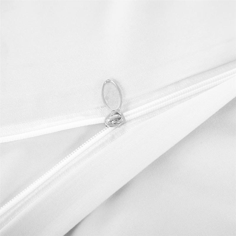 Microfine Three-Pieces Suit 100% Polyester Simplicity Plain Brushed Soft Duvet Cover Set Bedding Sets