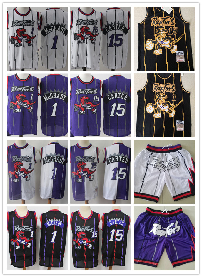 2021 Mens Toronto Throwback Raptors jerseys 15 Vince Carter 1 Tracy McGrady Basketball Shorts Basketball Jerseys, Black;red
2021 Mens Toronto Throwback Raptors jerseys 15 Vince Carter 1 Tracy McGrady Basketball Shorts Basketball Jerseys, Black;red