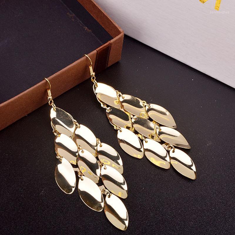Stud Fashion All-match Wholesale Long Earrings Metal Shiny Water Drop Disc Gifts For Women, Golden;silver
Stud Fashion All-match Wholesale Long Earrings Metal Shiny Water Drop Disc Gifts For Women, Golden;silver