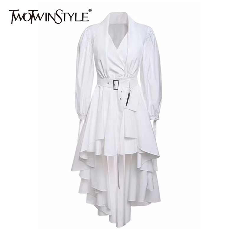 White Tunic Elegant Women Dress V Neck Long Sleeve Lace Up Bowknot High Waist With Sashes Irregular Hem Dresses 210520
White Tunic Elegant Women Dress V Neck Long Sleeve Lace Up Bowknot High Waist With Sashes Irregular Hem Dresses 210520