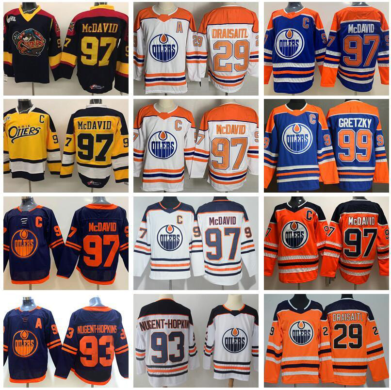 29 Leon Draisaitl 97 Connor McDavid Edmonton Oilers Jersey 13 Jesse Puljujarvi Hockey Jerseys 99 Wayne Gretzky 93 Ryan Nugent-Hopkins Mark Messier darnell nurse от DHgate WW