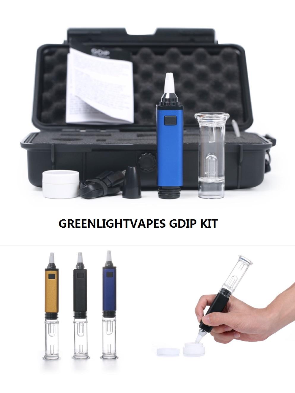 GREENLIGHTVAPES GDIP Kit Portable Dabber Nail Li-Ion battery 16450/1000mAh short-circuit protection Vaporizer
GREENLIGHTVAPES GDIP Kit Portable Dabber Nail Li-Ion battery 16450/1000mAh short-circuit protection Vaporizer