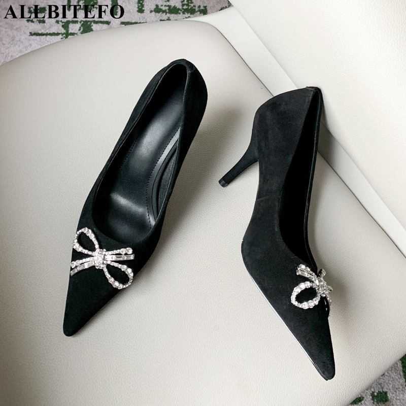 ALLBITEFO bowknot high heels thin heel fashion sexy street high heel shoes women pumps club party wedding shoes 210611, Microfiber
ALLBITEFO bowknot high heels thin heel fashion sexy street high heel shoes women pumps club party wedding shoes 210611, Microfiber