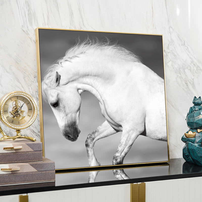 RELIABLI ART Horse Animal Pictures Canvas Painting Wall Art For Living Room Home Decoration Black And White Posters And Prints