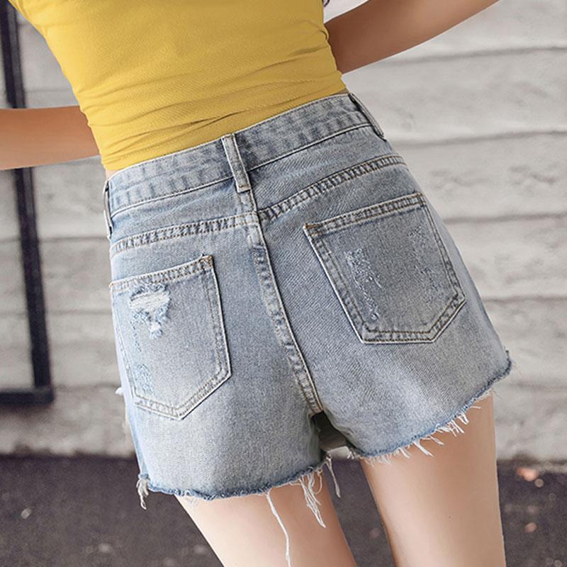 Summer Anti-running Irregular Women Denim Skirt Shorts Shigh Waist Single Breasted Female Fringed Skirts Women's
