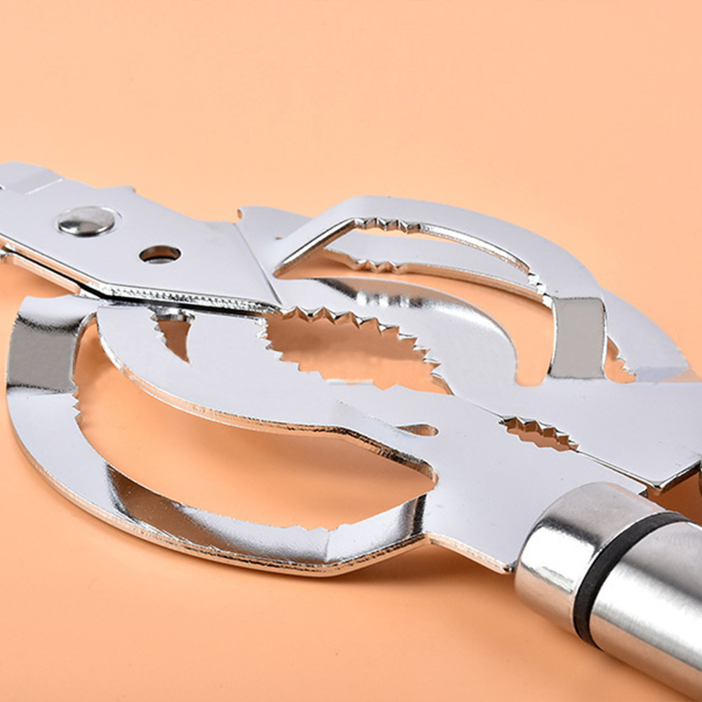 Multifunction Can Opener Stainless Steel Manual Bottle Opener Kitchen Gadget For Canned Fruit Canned Beef Canned Chicken