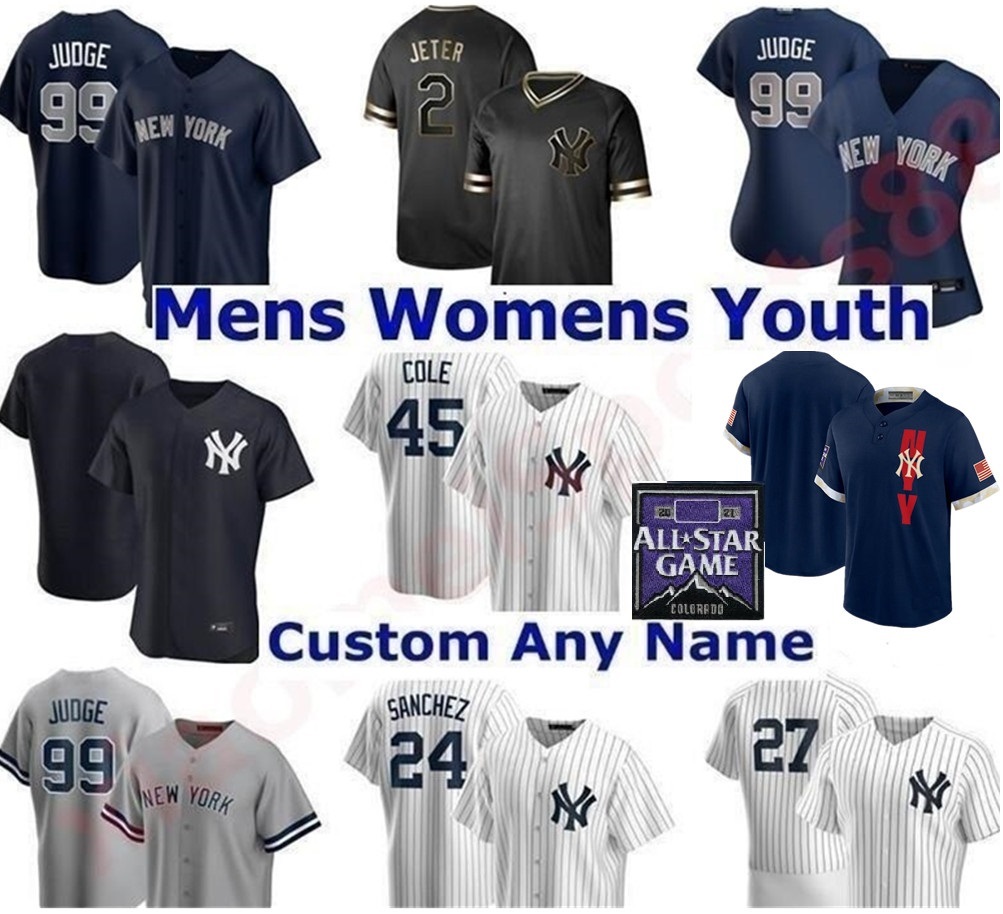 2021 All-Star Game Baseball jerseys Gerrit Cole Derek Jeter Gary Sanchez DJ LeMahieu Aaron Judge Yankees Gleyber Torres Giancarlo Stanton Me, Blue;black
2021 All-Star Game Baseball jerseys Gerrit Cole Derek Jeter Gary Sanchez DJ LeMahieu Aaron Judge Yankees Gleyber Torres Giancarlo Stanton Me, Blue;black