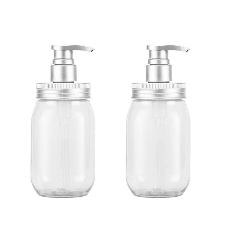 Liquid Soap Dispenser 2 PCS Plastic Empty Bottle With Pump Head Refillable Hand For Bathroom Kitchen
Liquid Soap Dispenser 2 PCS Plastic Empty Bottle With Pump Head Refillable Hand For Bathroom Kitchen