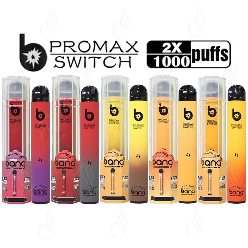 Bang Pro Max Switch Disposable Device Vape 2 IN 1 Pods 2000Puffs Cigarette XXL 1100mah Battery XXtra Double Pen
Bang Pro Max Switch Disposable Device Vape 2 IN 1 Pods 2000Puffs Cigarette XXL 1100mah Battery XXtra Double Pen