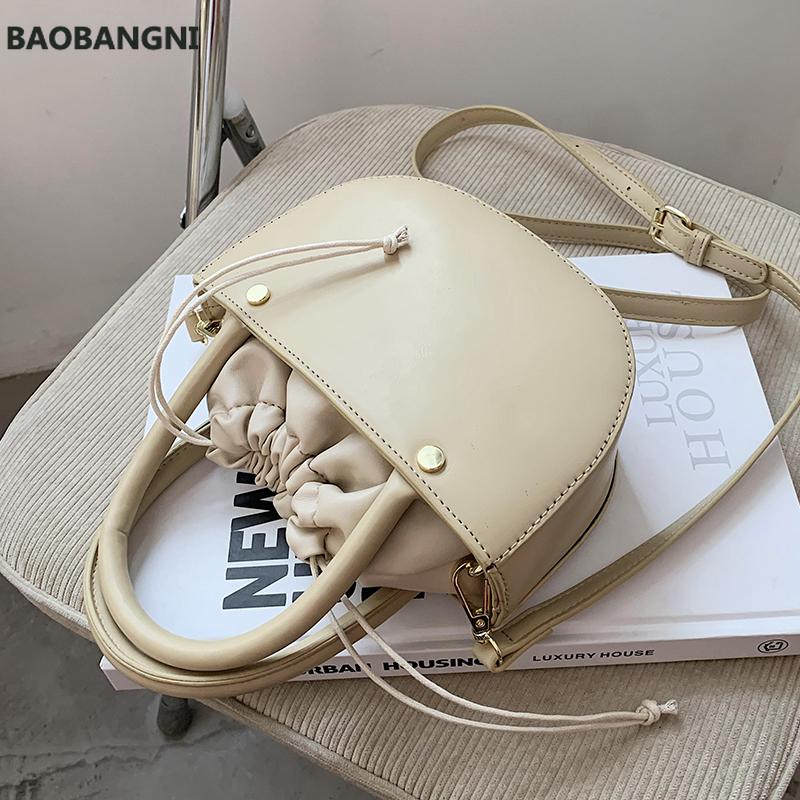 Evening Bags Semicircle Design Small PU Leather Drawstring Crossbody For Women Trendy Shoulder Handbags And Purses, Beige
Evening Bags Semicircle Design Small PU Leather Drawstring Crossbody For Women Trendy Shoulder Handbags And Purses, Beige