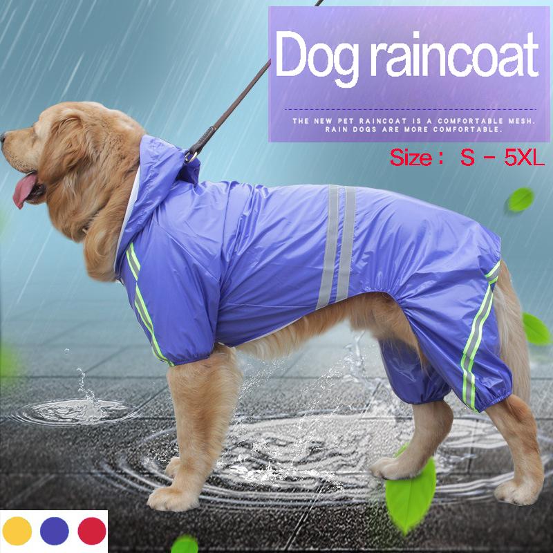 Dog Apparel Raincoat Pet Waterproof Detachable Rain Jacket Dogs Water Resistant Clothes Floral Patterns Trench Coat For Rainy Day, Red 
Dog Apparel Raincoat Pet Waterproof Detachable Rain Jacket Dogs Water Resistant Clothes Floral Patterns Trench Coat For Rainy Day, Red