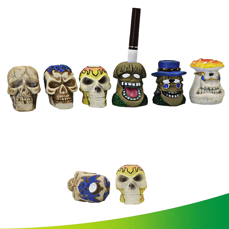 Other Smoking Accessories Personality Creative Ghost Resin Skull Cigarette Snuffers Instant Cigarettes Extinguishers for Ashtrays Washable WH0289
Other Smoking Accessories Personality Creative Ghost Resin Skull Cigarette Snuffers Instant Cigarettes Extinguishers for Ashtrays Washable WH0289