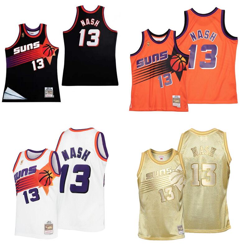 Stitched NBA jersey Phoenix Suns 14 Steve Nash Mitchell & Ness 1996-97 Hardwoods Classics retro basketball jerseys men women youth S-6XL, Black;red
Stitched NBA jersey Phoenix Suns 14 Steve Nash Mitchell & Ness 1996-97 Hardwoods Classics retro basketball jerseys men women youth S-6XL, Black;red