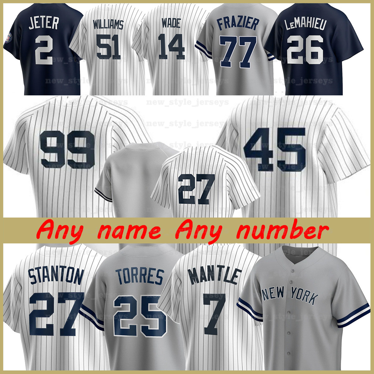 45 GERRIT COLE Derek Jeter New 2 York 99 Aaron Judge Men wonen Baseball Jerseys Yankees Don Mattingly Williams 24 Gary Sanchez x2, Women(yang ji)
45 GERRIT COLE Derek Jeter New 2 York 99 Aaron Judge Men wonen Baseball Jerseys Yankees Don Mattingly Williams 24 Gary Sanchez x2, Women(yang ji)