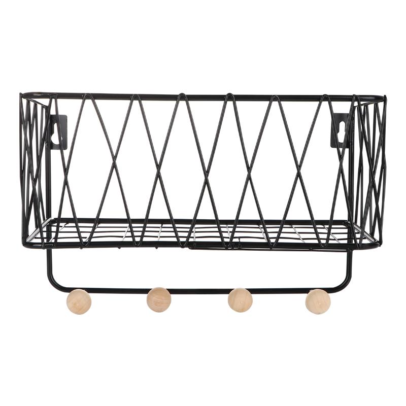 Hangers & Racks 1PC Wall Hanging Hook Storage Rack Creative Holder Household Decorations Clapboard Iron Art Shelf For
Hangers & Racks 1PC Wall Hanging Hook Storage Rack Creative Holder Household Decorations Clapboard Iron Art Shelf For