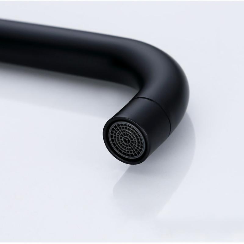 Black Stainless Steel Kitchen Faucet Bathroom Sink Water Tap And Cold Single Handle Shower Faucets