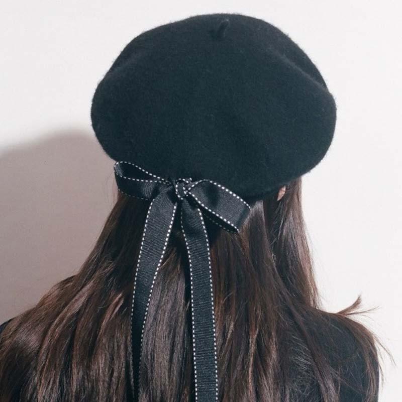 Berets CN Fashion Women Soft Bow Elegant Winter Warm Hat French Artist Cap Stylish Solid Woolen Painter
Berets CN Fashion Women Soft Bow Elegant Winter Warm Hat French Artist Cap Stylish Solid Woolen Painter