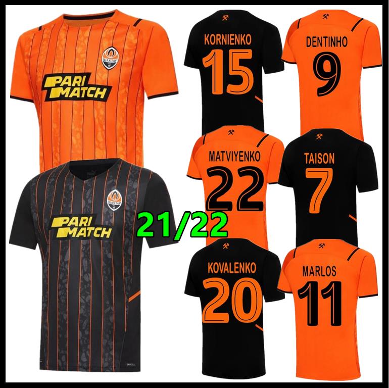 2021 2022 FC Shakhtar Donetsk soccer jerseys camisetas de fútbol 19/20/21/22 maillot de football shirts DODO PATRICK KOVALENKO DENTINHO TETE KONO