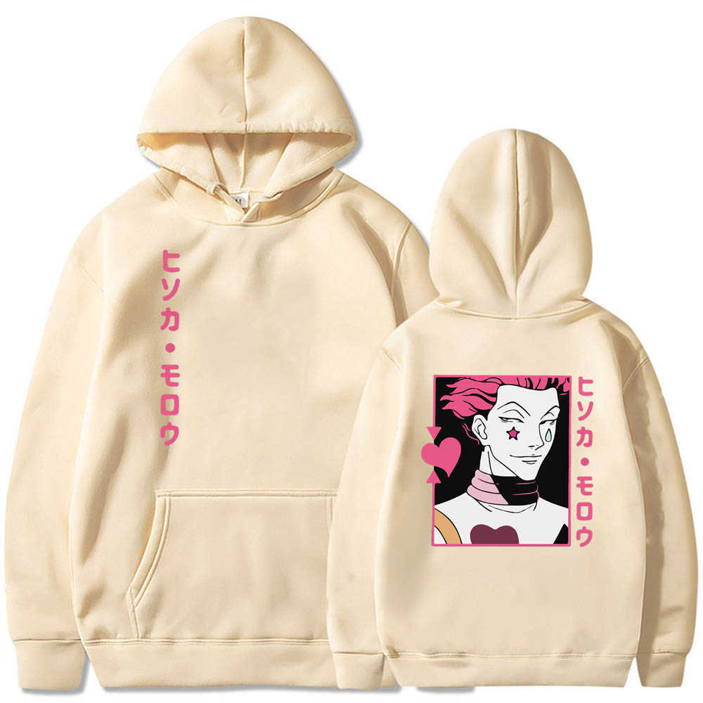 Kawaii Hunter X Hunter Hoodies Men Women Long Sleeve Sweatshirt Hisoka Anime Manga Hoodies Bluzy Tops Clothes Y0804