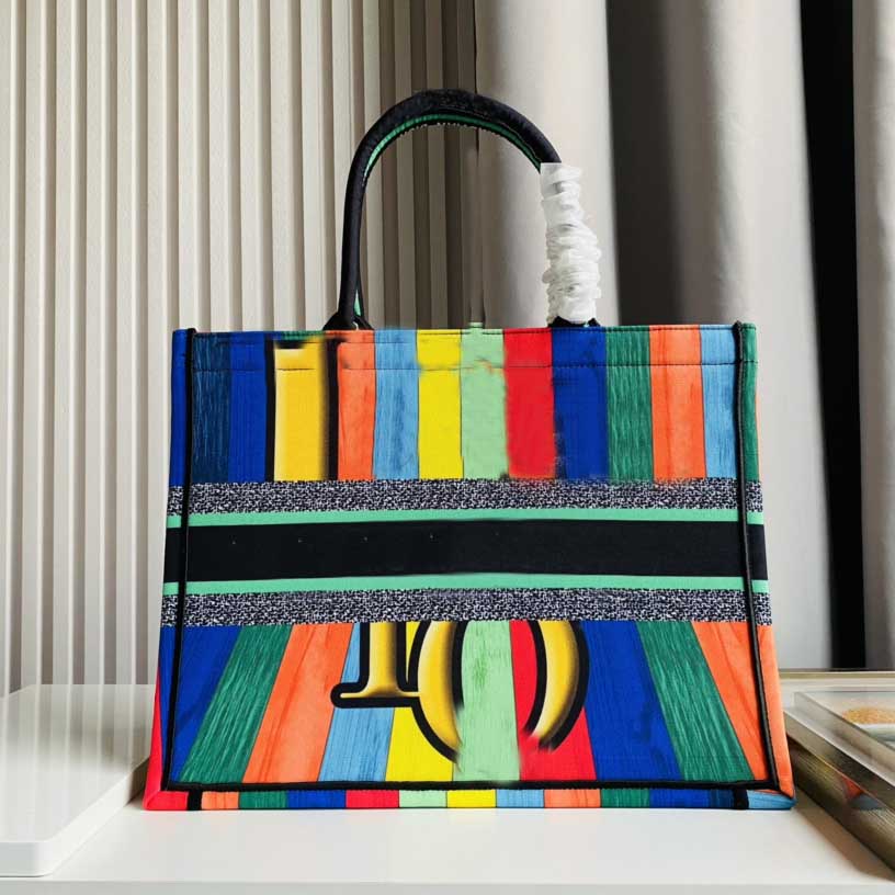 Fashion Canvas Shopping Tote Bag designer color contrast large capacity high quality handbag lady elegant evening style, Color1
Fashion Canvas Shopping Tote Bag designer color contrast large capacity high quality handbag lady elegant evening style, Color1