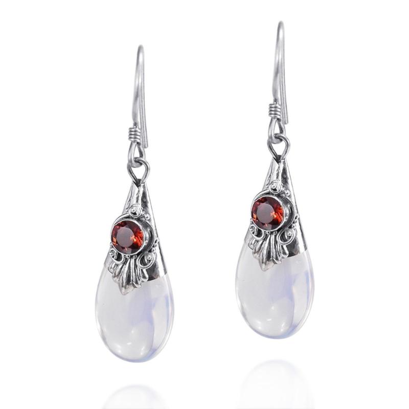 Dangle & Chandelier White Moonstone Silver Plated Drop Earrings Fashion Vintage Teardrop Water Pear Shaped Long For Women
Dangle & Chandelier White Moonstone Silver Plated Drop Earrings Fashion Vintage Teardrop Water Pear Shaped Long For Women