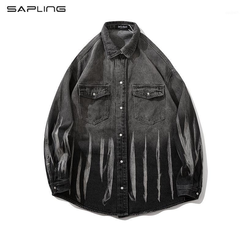 Men's Jackets 2021 Harajuku Wash Retro Gradient Tie Dye Lapel Denim Jacket Men And Women Japanese Streetwear Oversize Casual Jeans, Blue
Men's Jackets 2021 Harajuku Wash Retro Gradient Tie Dye Lapel Denim Jacket Men And Women Japanese Streetwear Oversize Casual Jeans, Blue