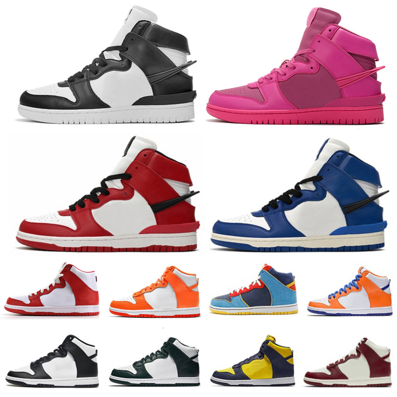 Dunk Dunks High mens running shoes Ambush X Syracuse Triple White Black Dark Sulfur Flash Lime Premier Chicago Royal Blue men women trainers
Dunk Dunks High mens running shoes Ambush X Syracuse Triple White Black Dark Sulfur Flash Lime Premier Chicago Royal Blue men women trainers