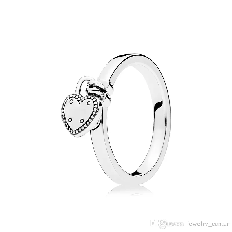 925 Sterling Silver Heart pendant RING Original Box for Pandora Heart-Shaped Padlock Ring Women Wedding Jewelry Rings sets, Slivery;golden
925 Sterling Silver Heart pendant RING Original Box for Pandora Heart-Shaped Padlock Ring Women Wedding Jewelry Rings sets, Slivery;golden