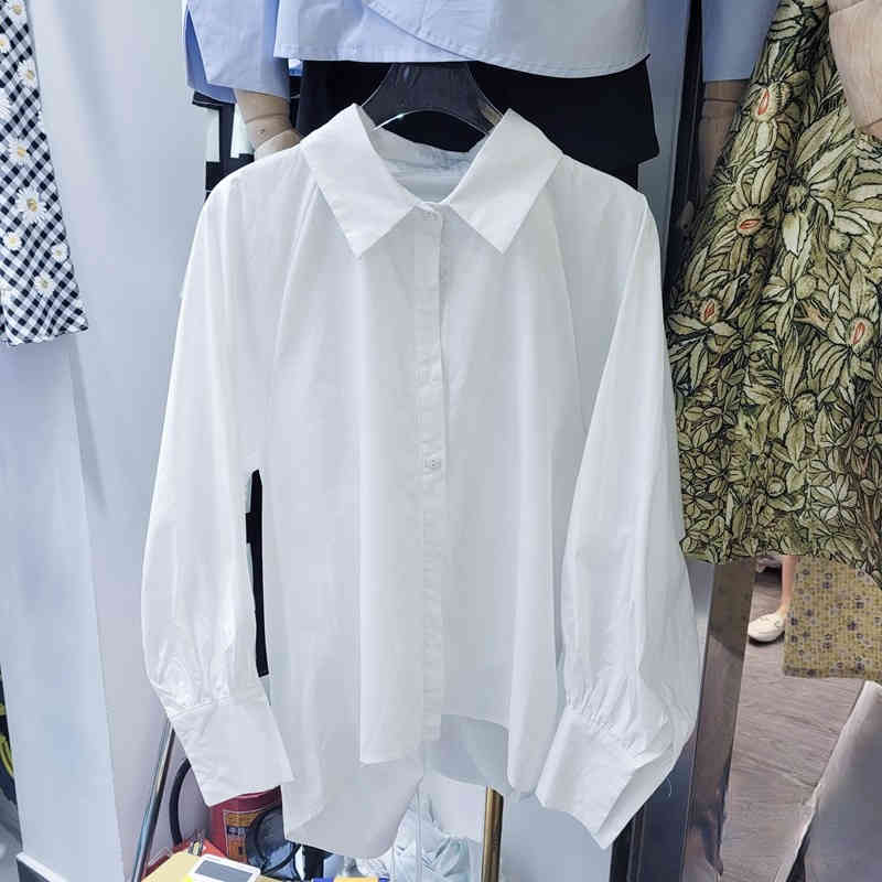 Nomikuma Korean Drawstring Bow Tie Hollow-out Blouse Tops Causal Long Sleeve Woman Shirt Summer New Blusas Mujer 6G798 210427